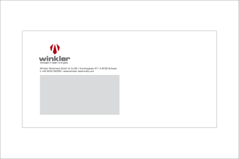 Winkler Steinmetz GmbH 
 Anwendungsbeispiel Fensterkuvert
 
 
